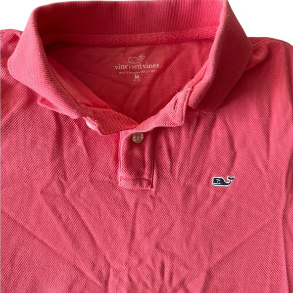 Vineyard Vines Boys Pink Polo Shirt - Picture 2 of 2